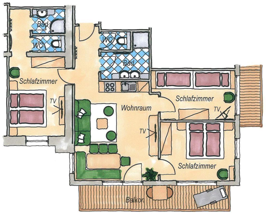 Der Erlenhof Aparthotel Grossarl Ngoại thất bức ảnh